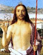 Gentile Bellini Christ Blessing oil